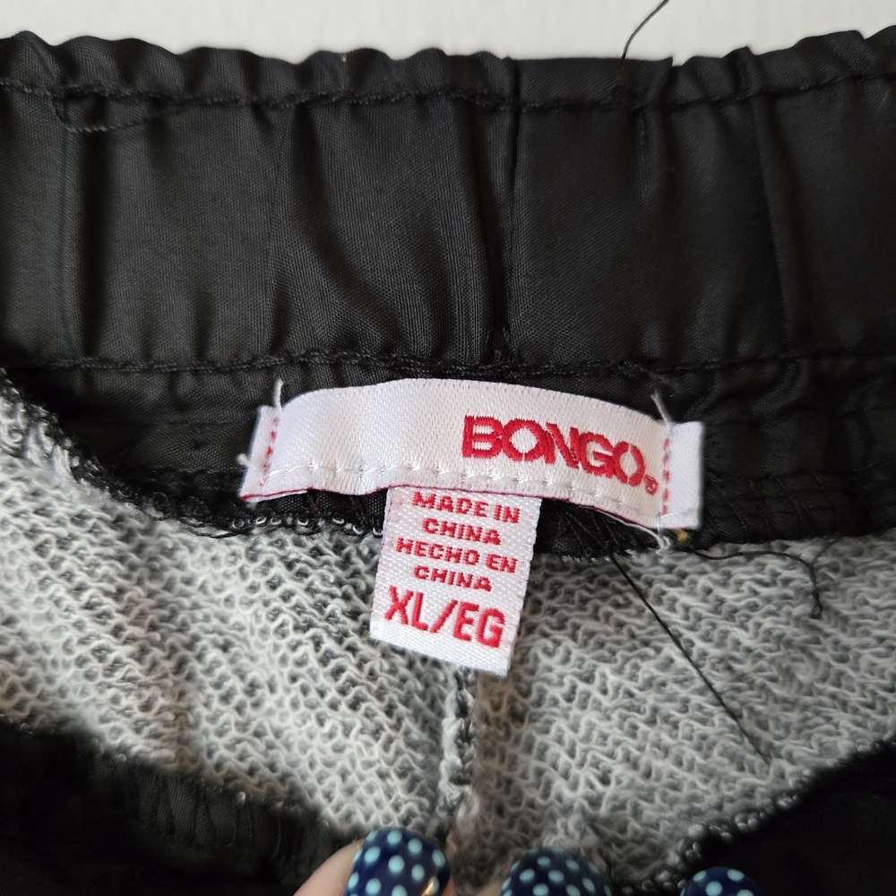 (3/$25) BONGO Gray Marl Joggers | Side Stripe Zipper Ankle Athleisure Size XL - Picture 7 of 7